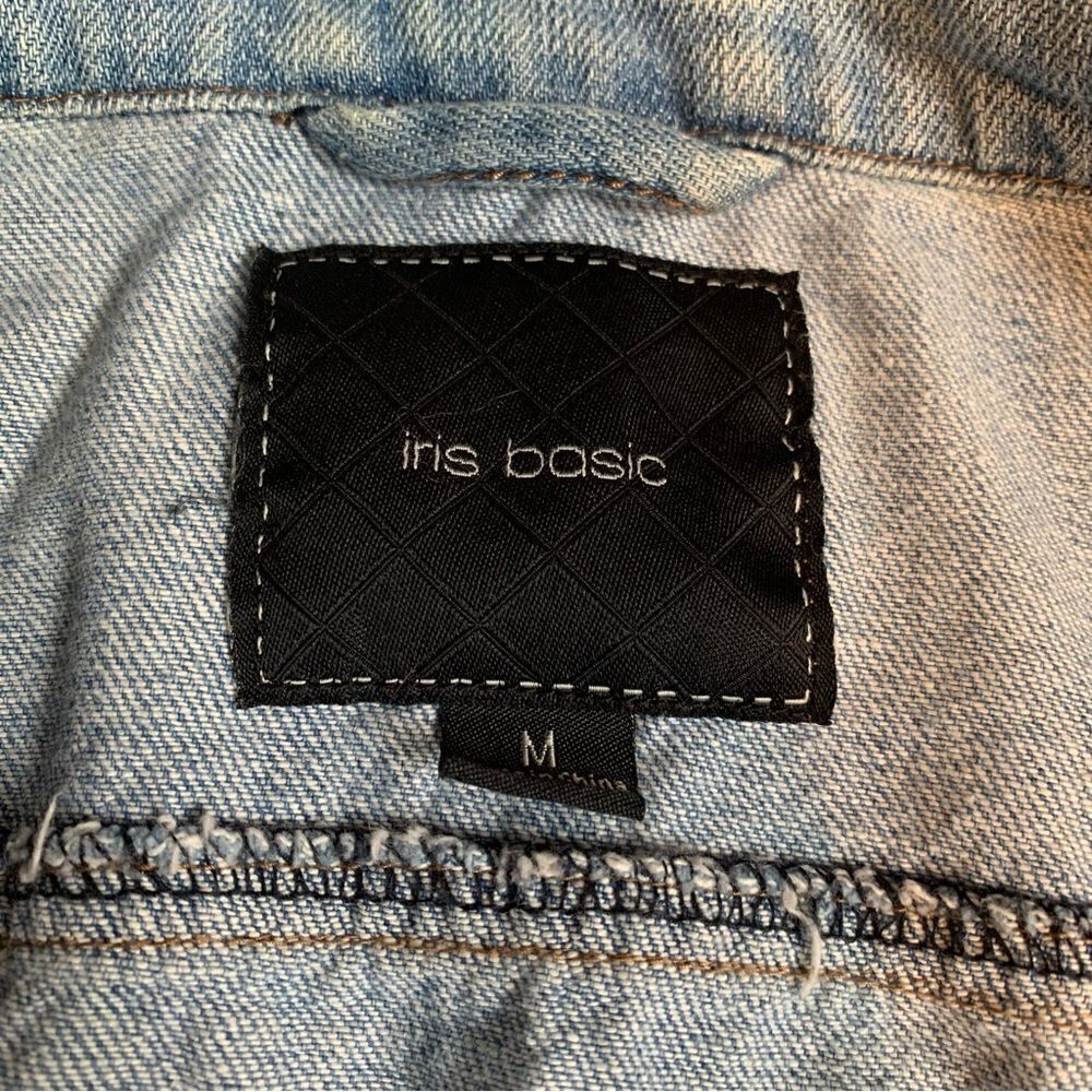 Iris basic size medium blue denim jacket - Picture 4 of 5